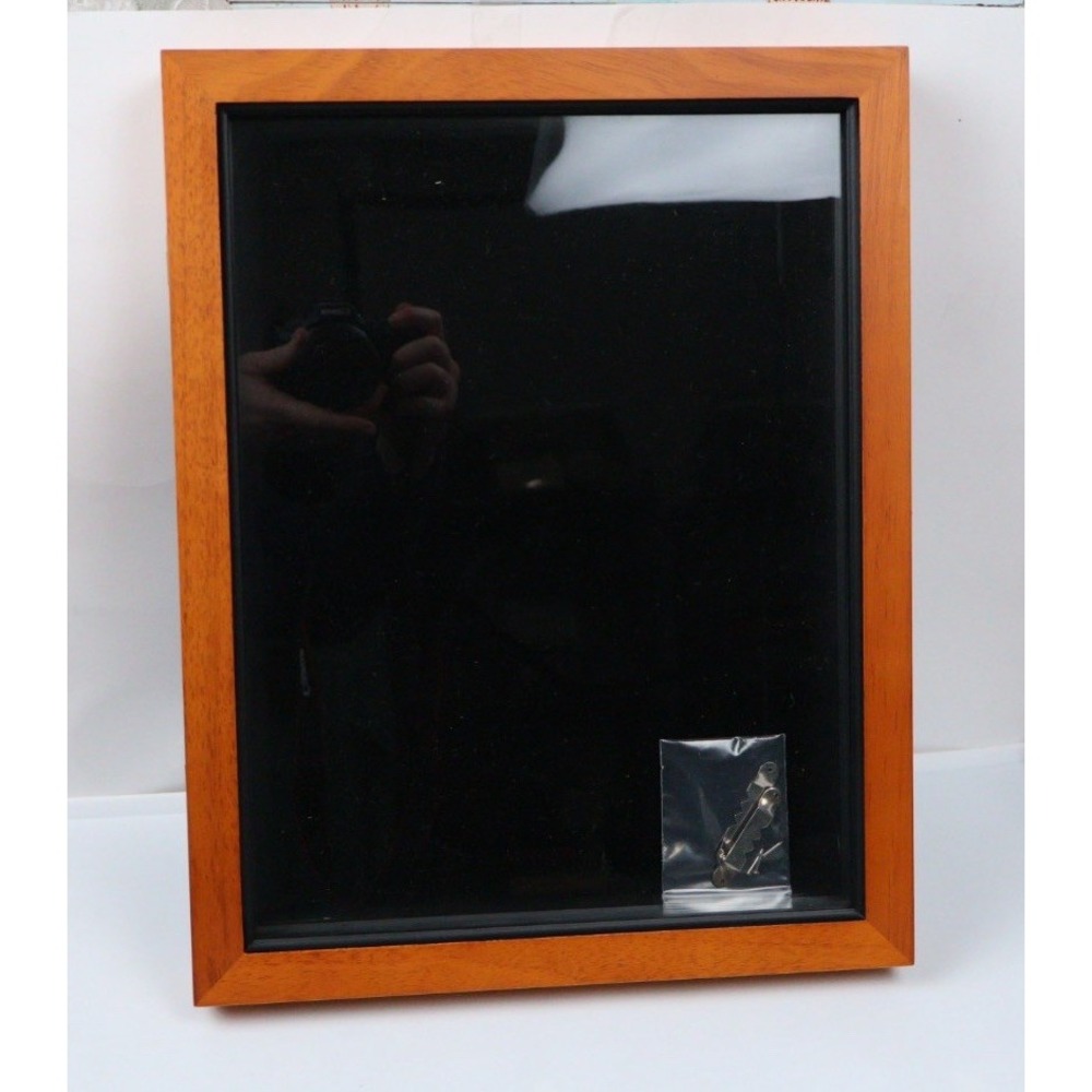 VTG Wooden Keepsake Trinkets Shadow Display Box Frame Case 1996 Exposures NOS